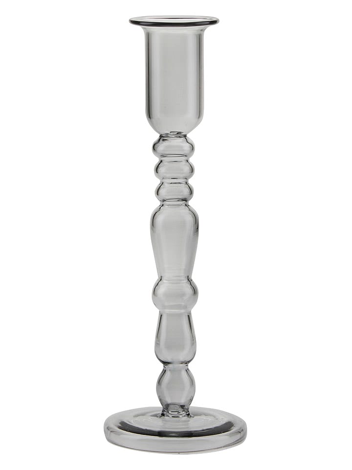 Bahne Kerzenhalter in Grau - (H)23,5 x Ø 7 cm günstig kaufen onesize
