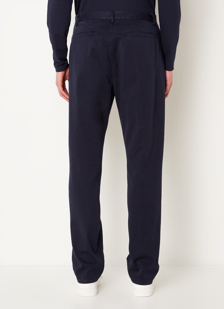 Pantaloni chino Boggi Milano Leo cu buzunare laterale, mulați