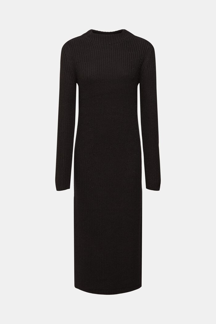 Strick-Midikleid aus Baumwollmix