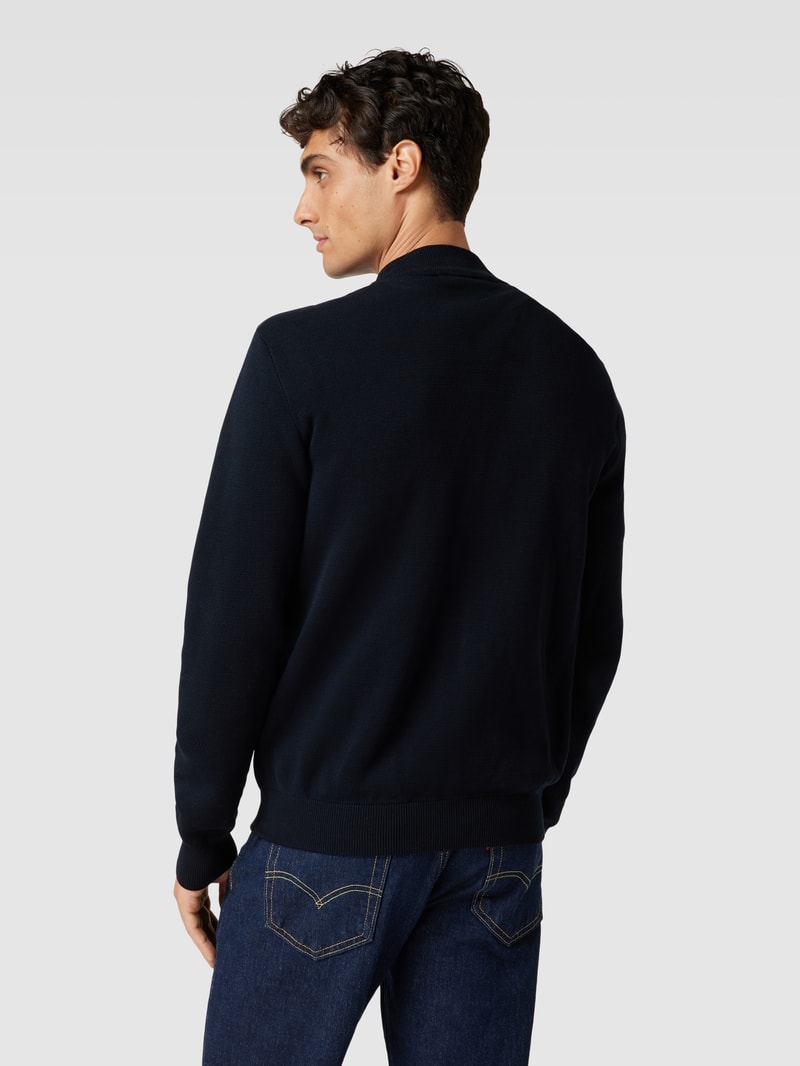 Jacke mit Zweiwege-Reißverschluss in marineblau