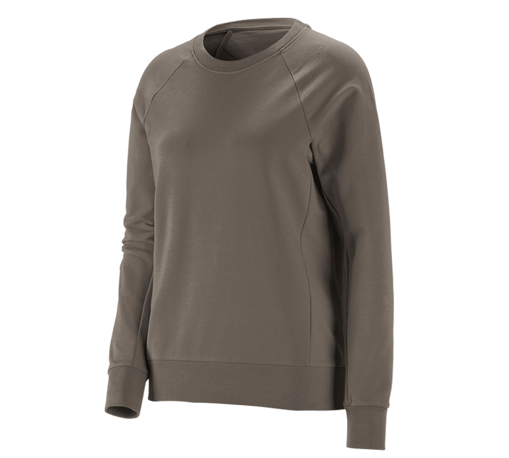 e.s. Sweatshirt cotton stretch, Damen