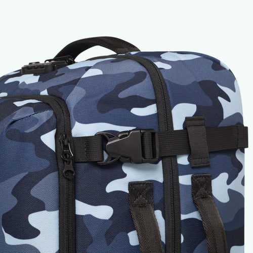 Small Bimini Soft Suitcase with 2 Wheels, Blue