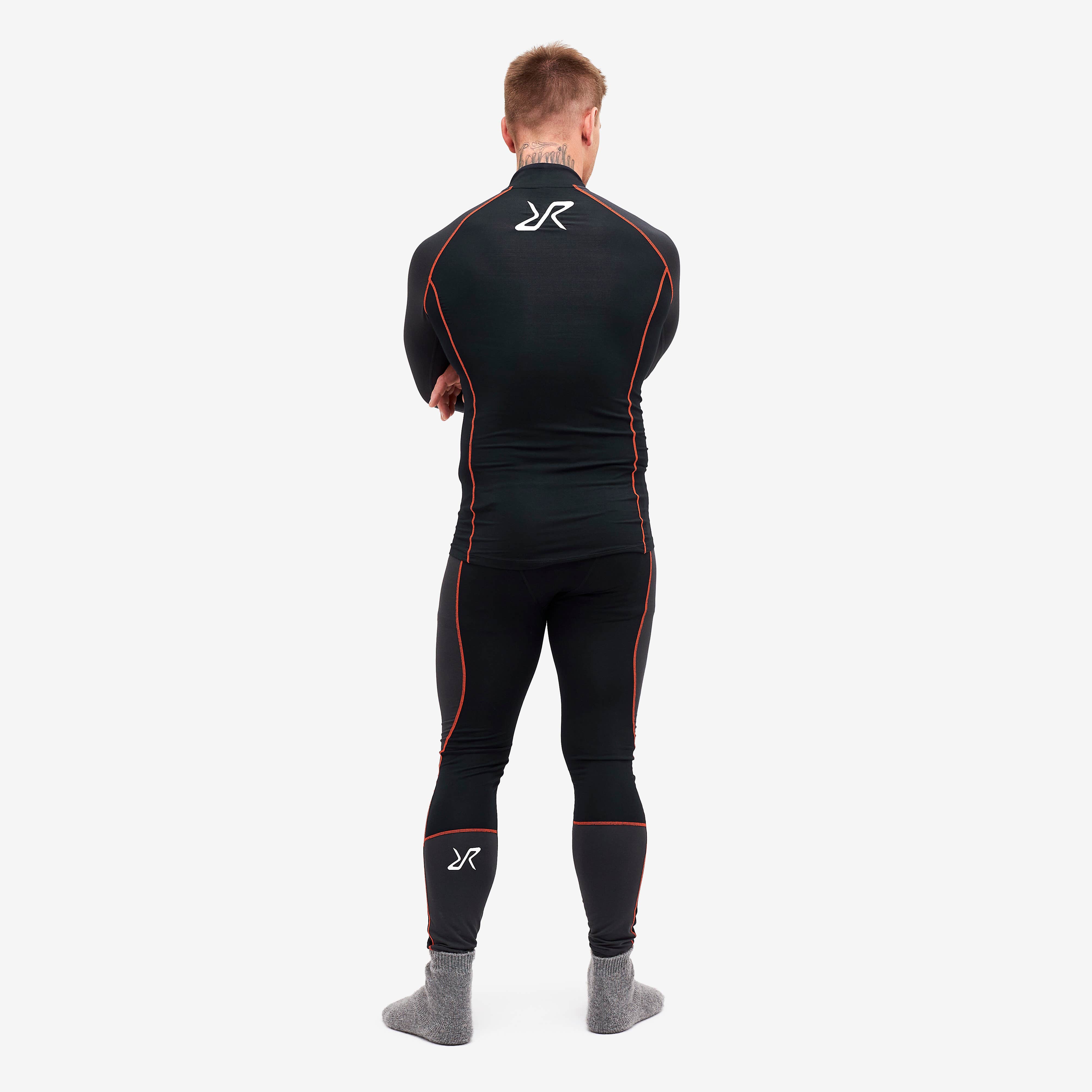 Bambooskin Base Layer Set Homme Black/Grey