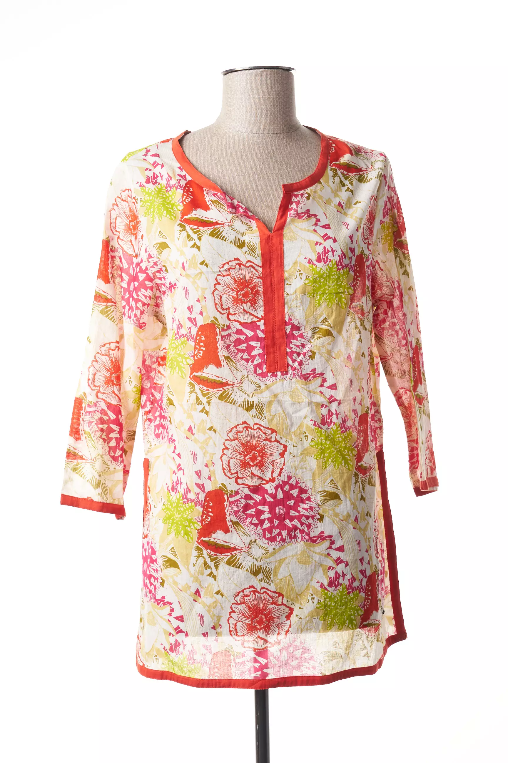 Agathe   Louise Tuniquemanchelongue Femme couleur orange