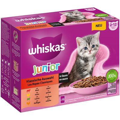 Megapack Whiskas Junior Frischebeutel 24 x 85 g