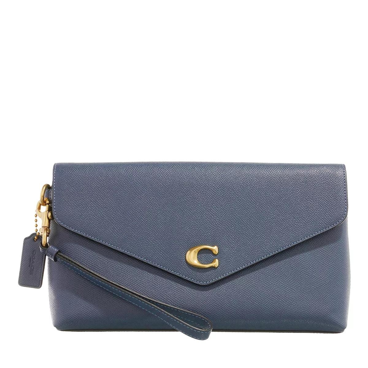 COACH Handtaschen blau Clutch