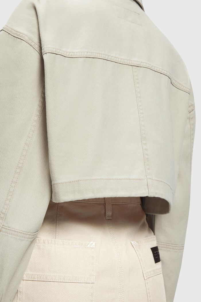 Truckerjacke in Cropped-Form