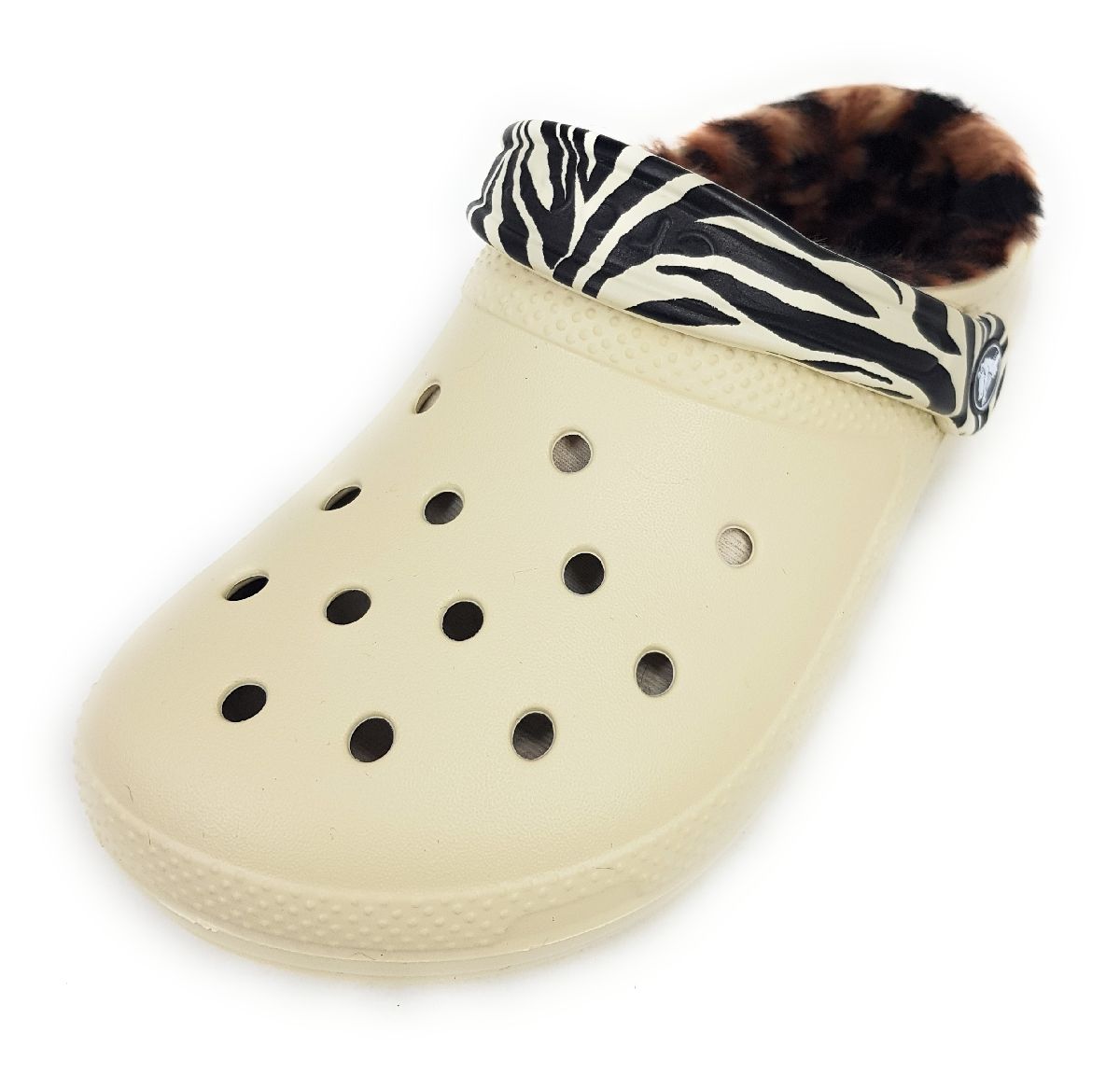 Crocs Classic Lined Animal 207842/2Y9 Beige 2Y9 Bone/Multi
