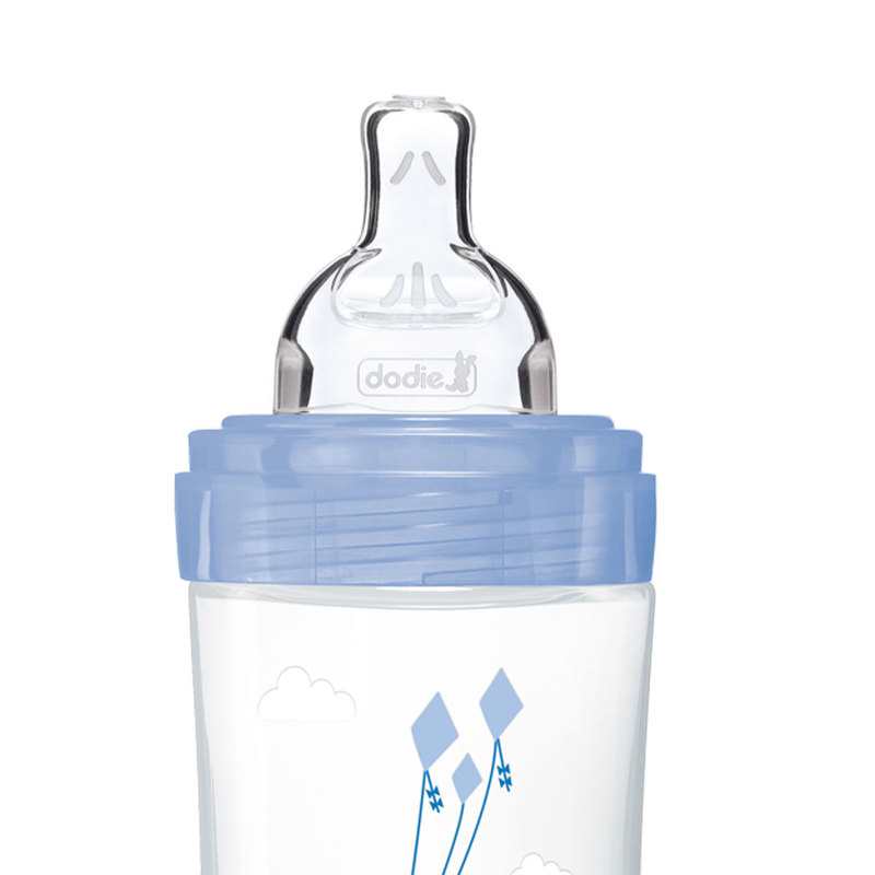 Biberon 6+ mois débit 3 330 ml anti colique Mer Dodie