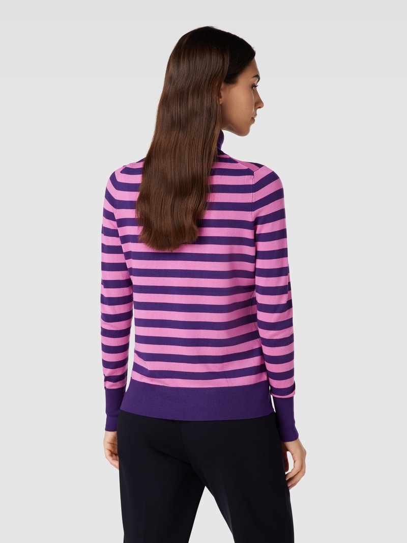 Longsleeve mit Rollkragen in purple