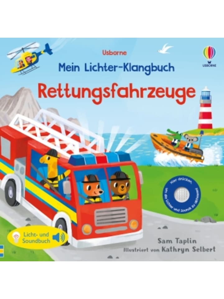 Usborn Buch - Mein Lichter-Klangbuch: Rettungsfahrzeuge günstig kaufen onesize