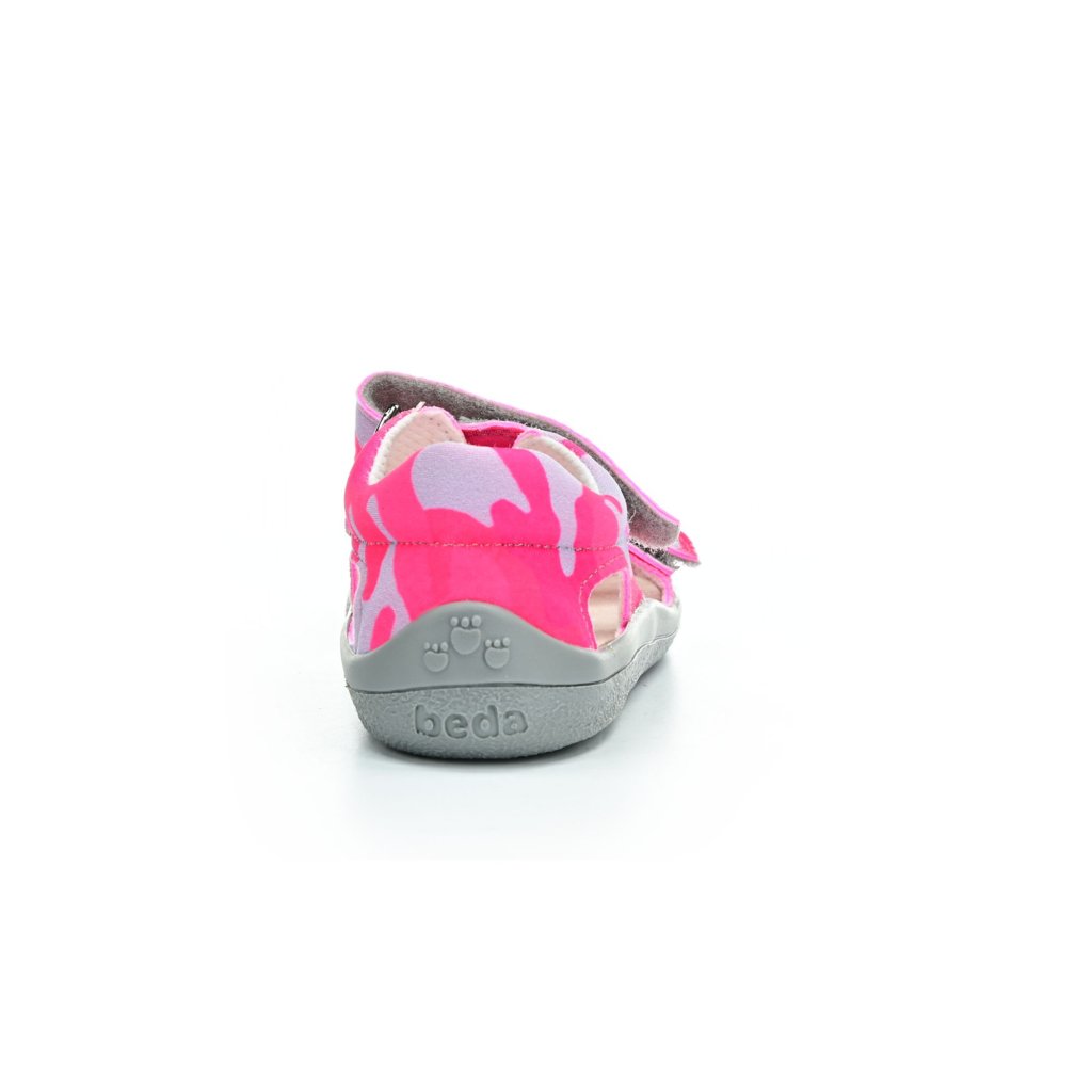 Beda Pink Military Barfußsandalen (BF 170050/SD/W/NP)