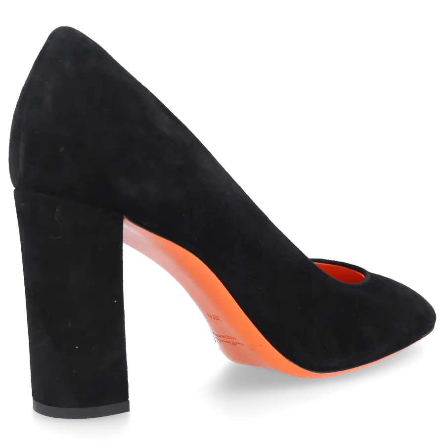 Santoni - Pumps 59658 Veloursleder - schwarz