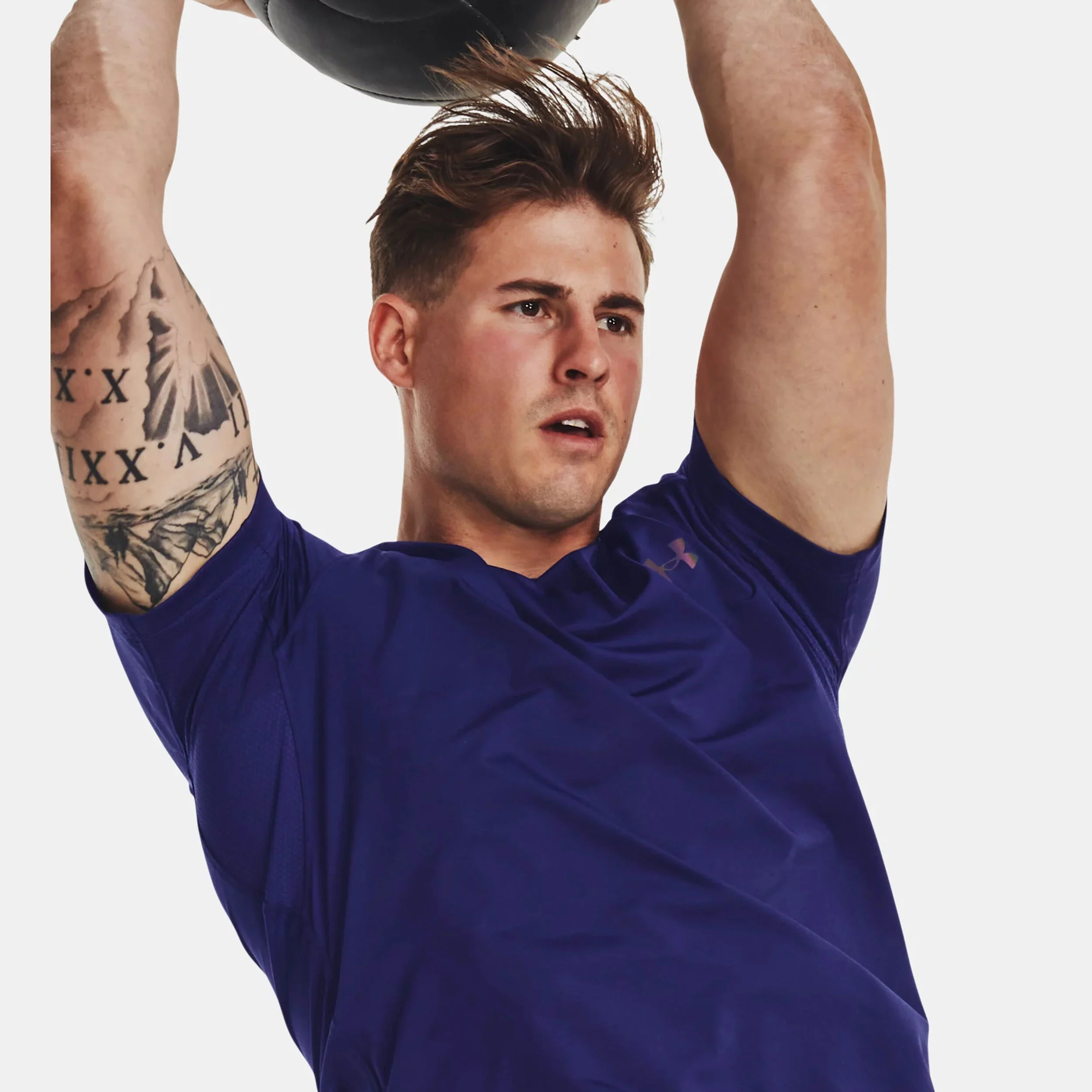 Rush Emboss T-Shirt Herren - Blau
