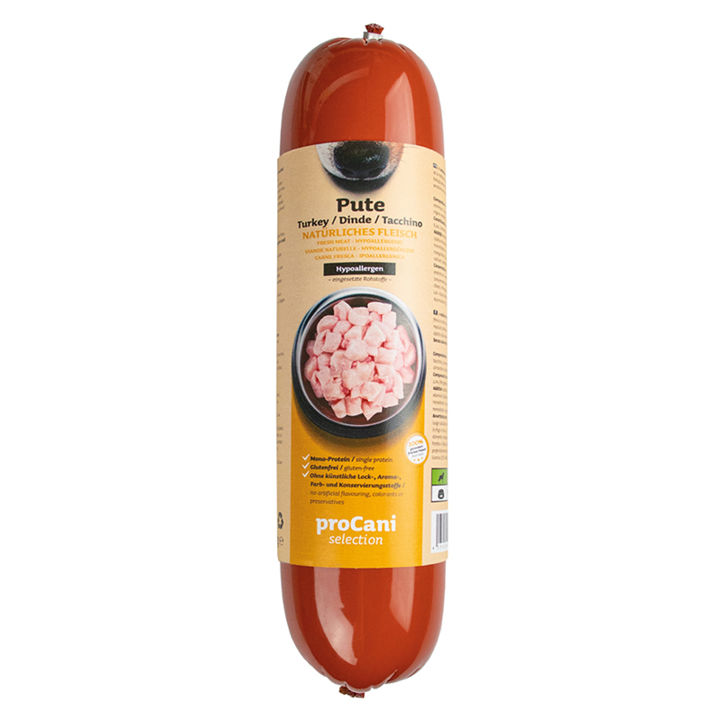 ProCani BARF/ Frostfutter ProCani selection Menü 800g Pute