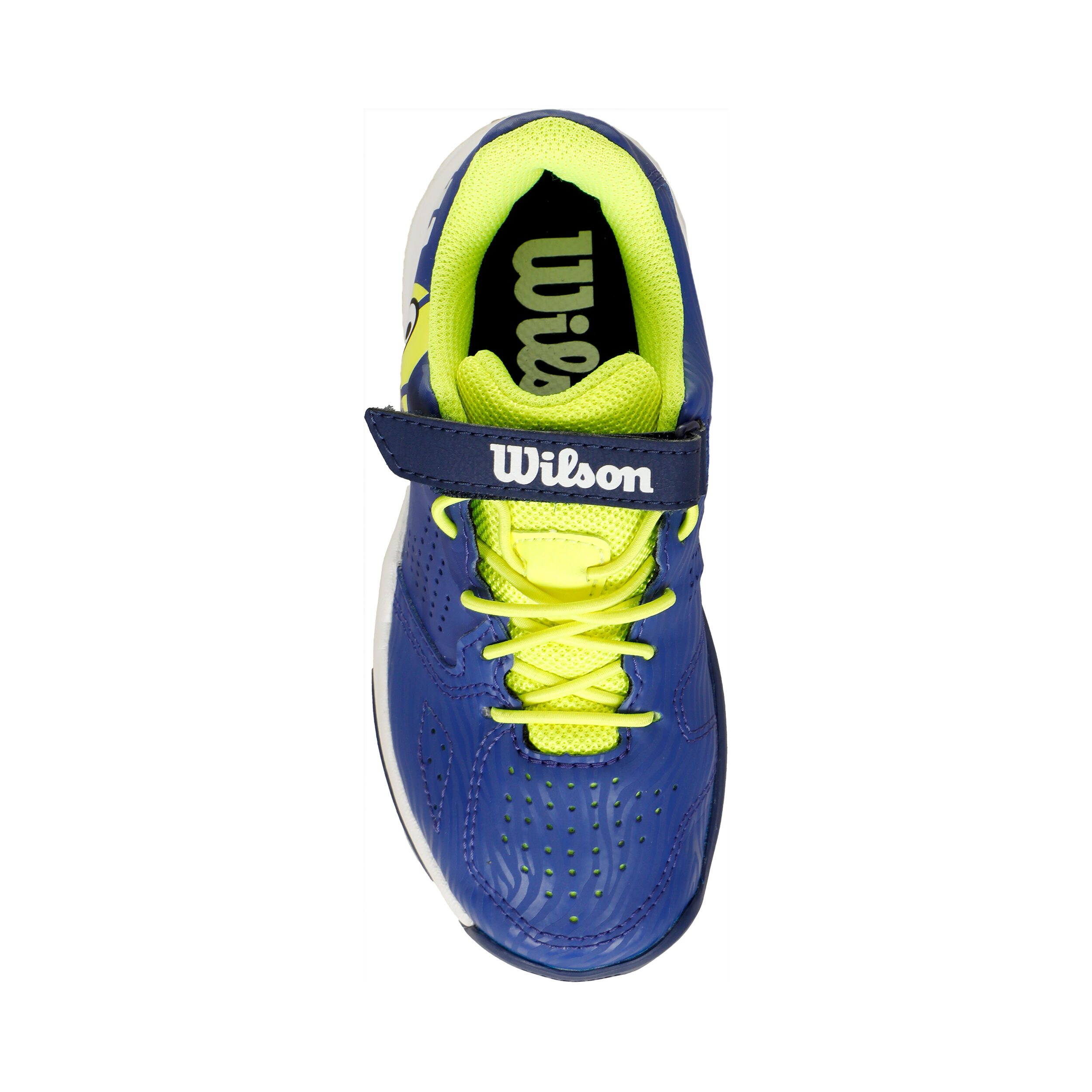 KAOS EMO AC Allcourtschuh Kinder - Blau, Neongelb