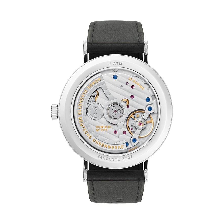Nomos Glashütte Herrenuhr Tangente neomatik 41 Update nachtblau