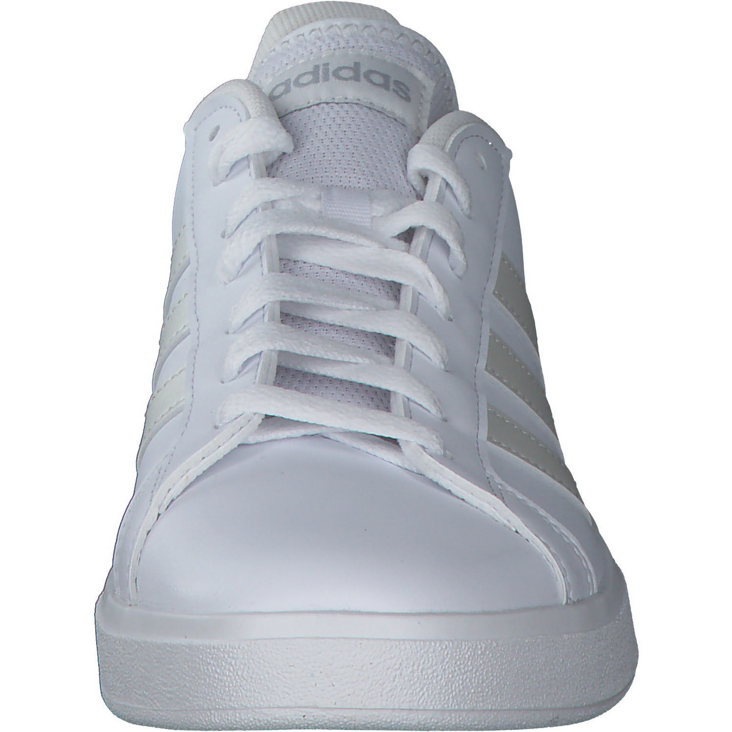 Adidas Core Grand Court Base 2 W, Sneakers Low, Damen, weiß / silber