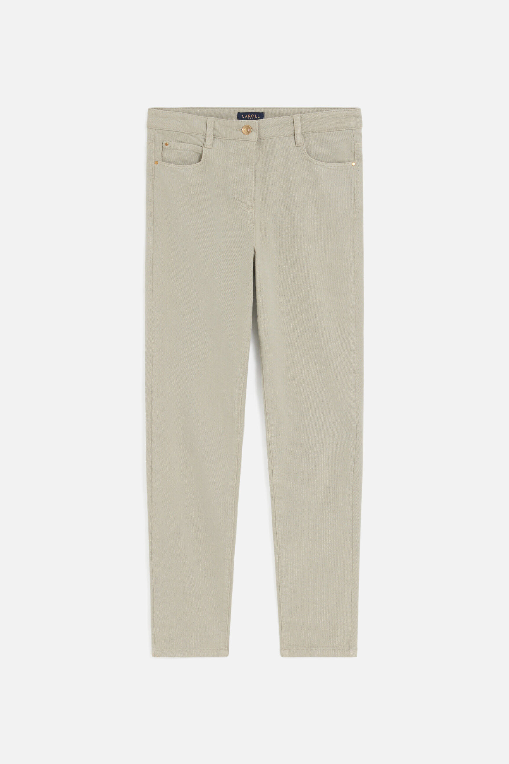 Pantalon ptonio beige femme