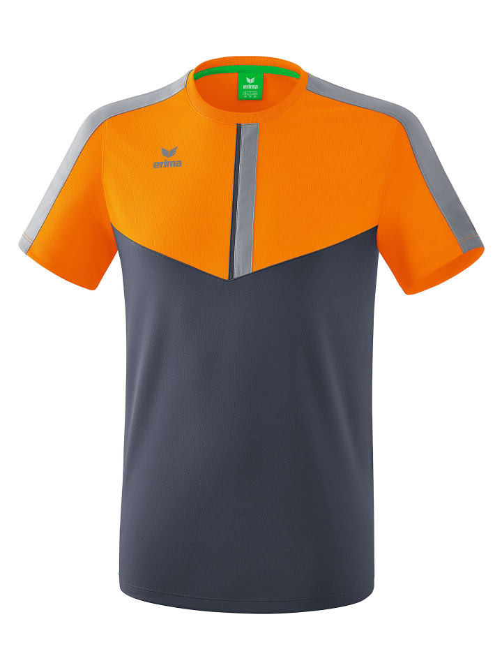 erima Squad T-Shirt in new orange/slate grey/monument grey günstig kaufen