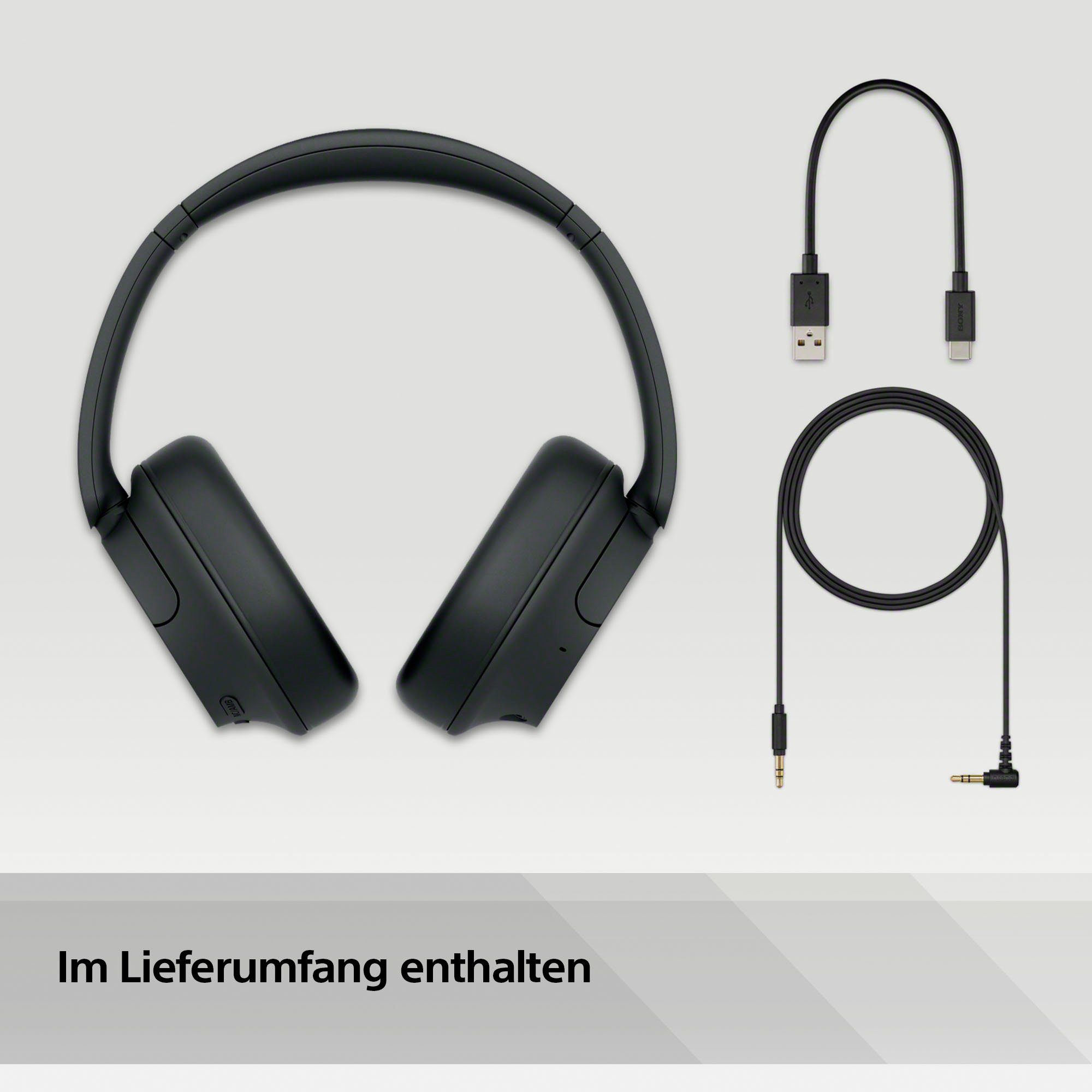 Sony WH-CH720N Over-Ear-Kopfhörer (Freisprechfunktion, LED Ladestandsanzeige, Multi-Point-Verbindung, Noise-Cancelling, Sprachsteuerung, integrierte Steuerung für Anrufe und Musik, Alexa, Google Assistant, Siri, Bluetooth)
