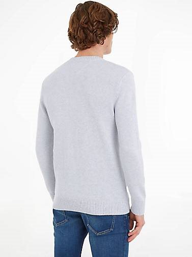 TOMMY-JEANS Herren Strickpullover ESSENTIALS aus Bio-Baumwolle