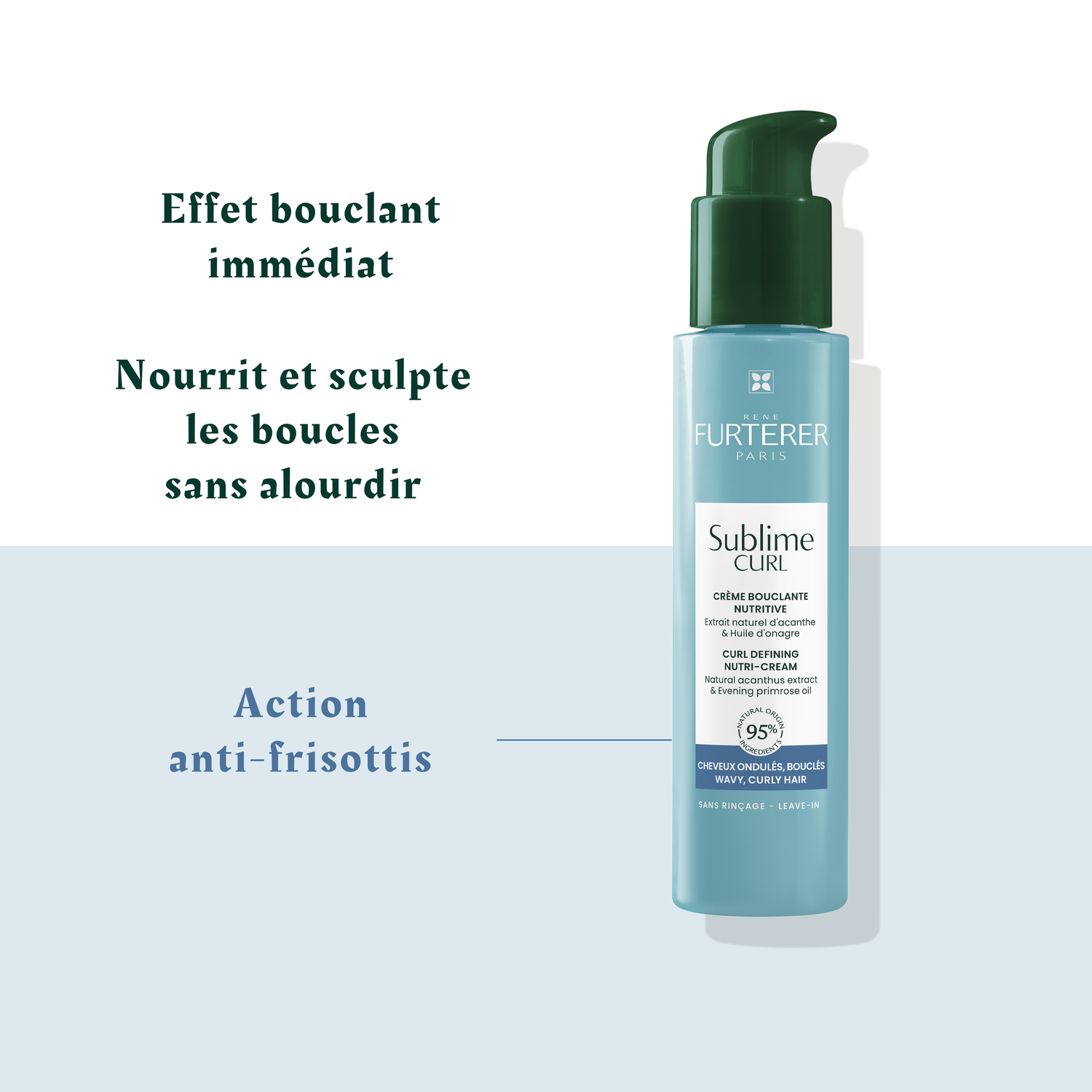 René Furterer Velouté nutri-activateur de boucles Sublime Curl - Cheveux bouclés - 100 ml
