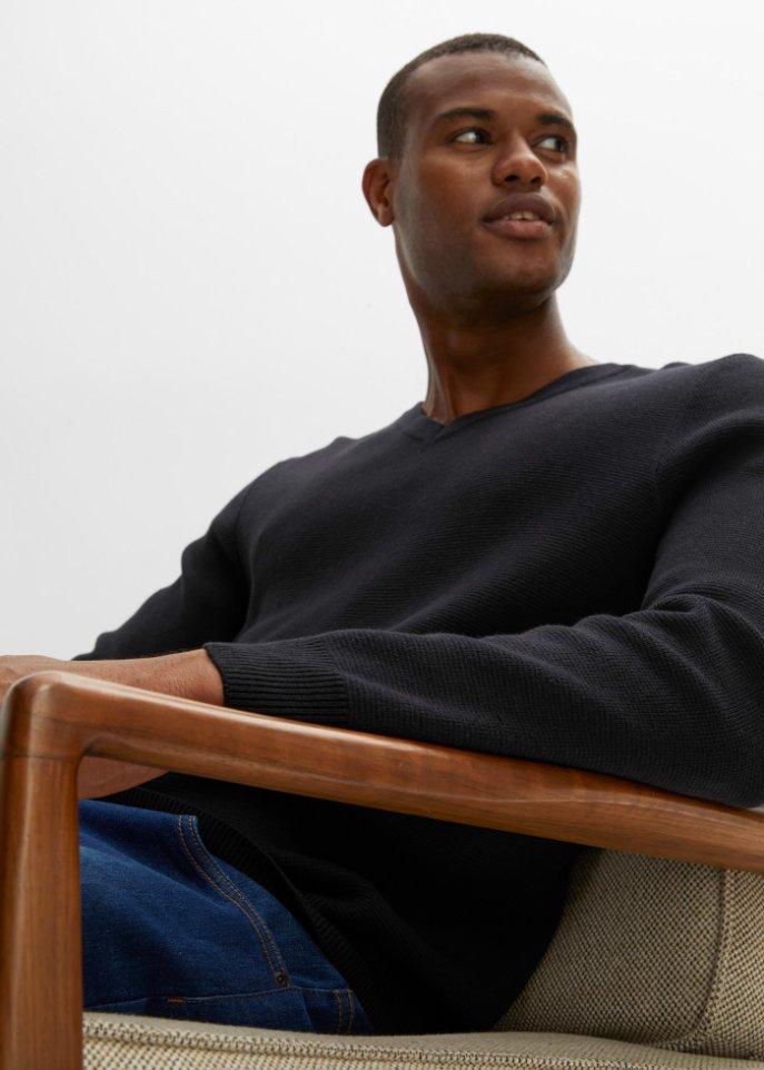 Essential Pullover mit V-Ausschnitt