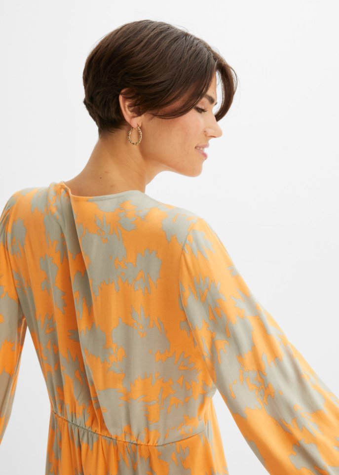 Webkleid mit Muster