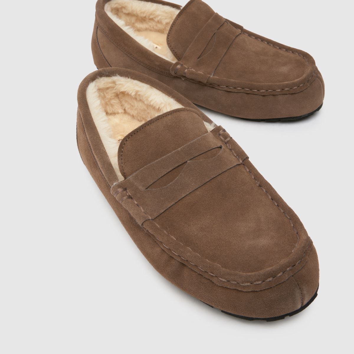 Schuh Stefan – Mockamockasiner i taupe