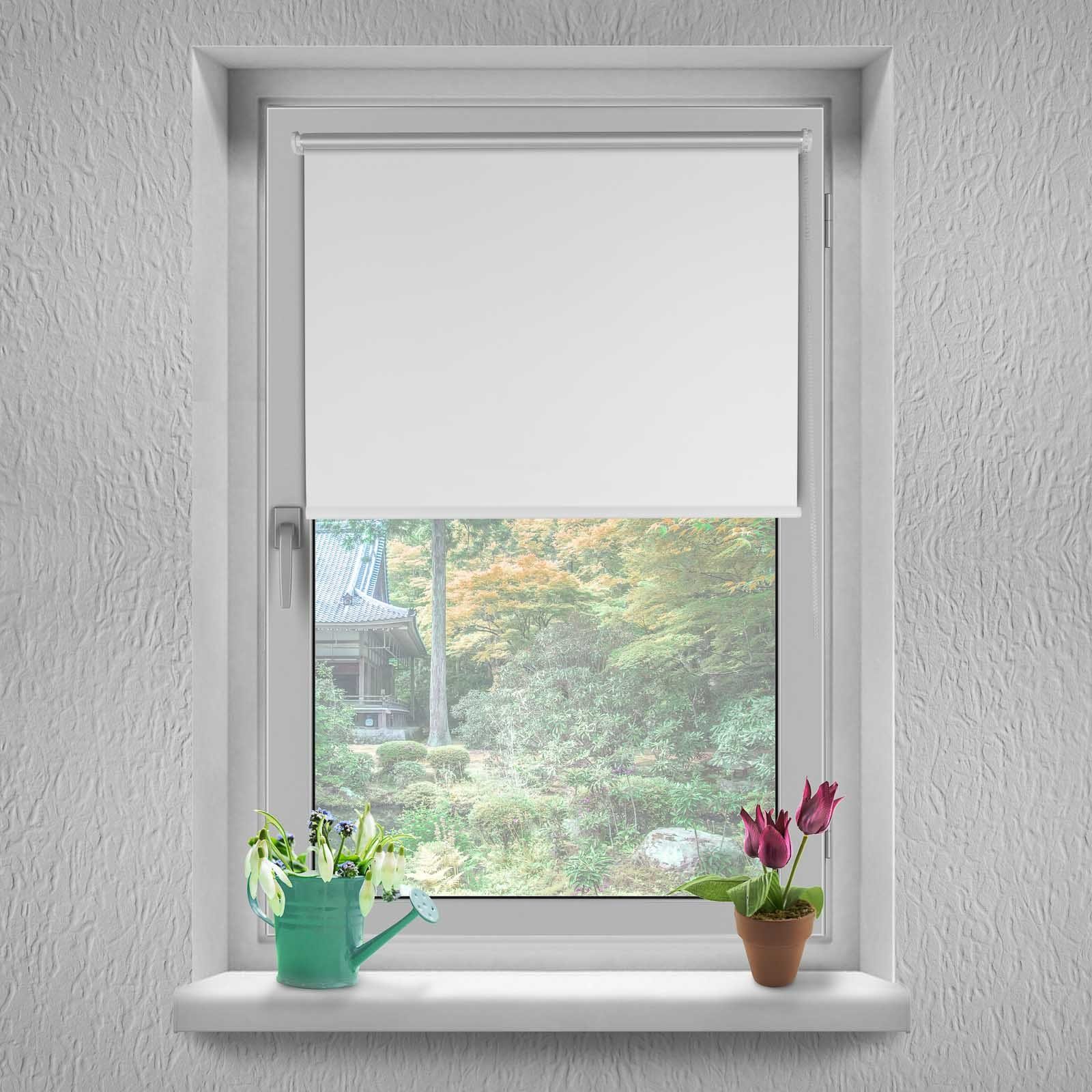 Rollo Verdunkelungsrollo Klemmfix Thermorolle Sichtschutz Anbringung ohne, Julido, blickdicht, Klemmhaken, Klemmhaken, 100% Verdunklung