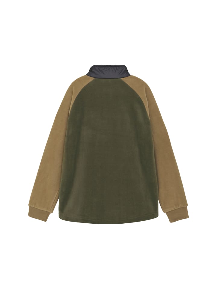Color Kids Strickjacke COFleece Jacket - Anorak 741811 stylische Fleece Oberteil in Grün günstig kaufen
