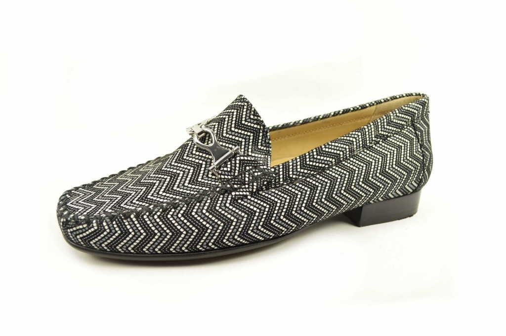 SIOUX Klassische Slipper schwarz