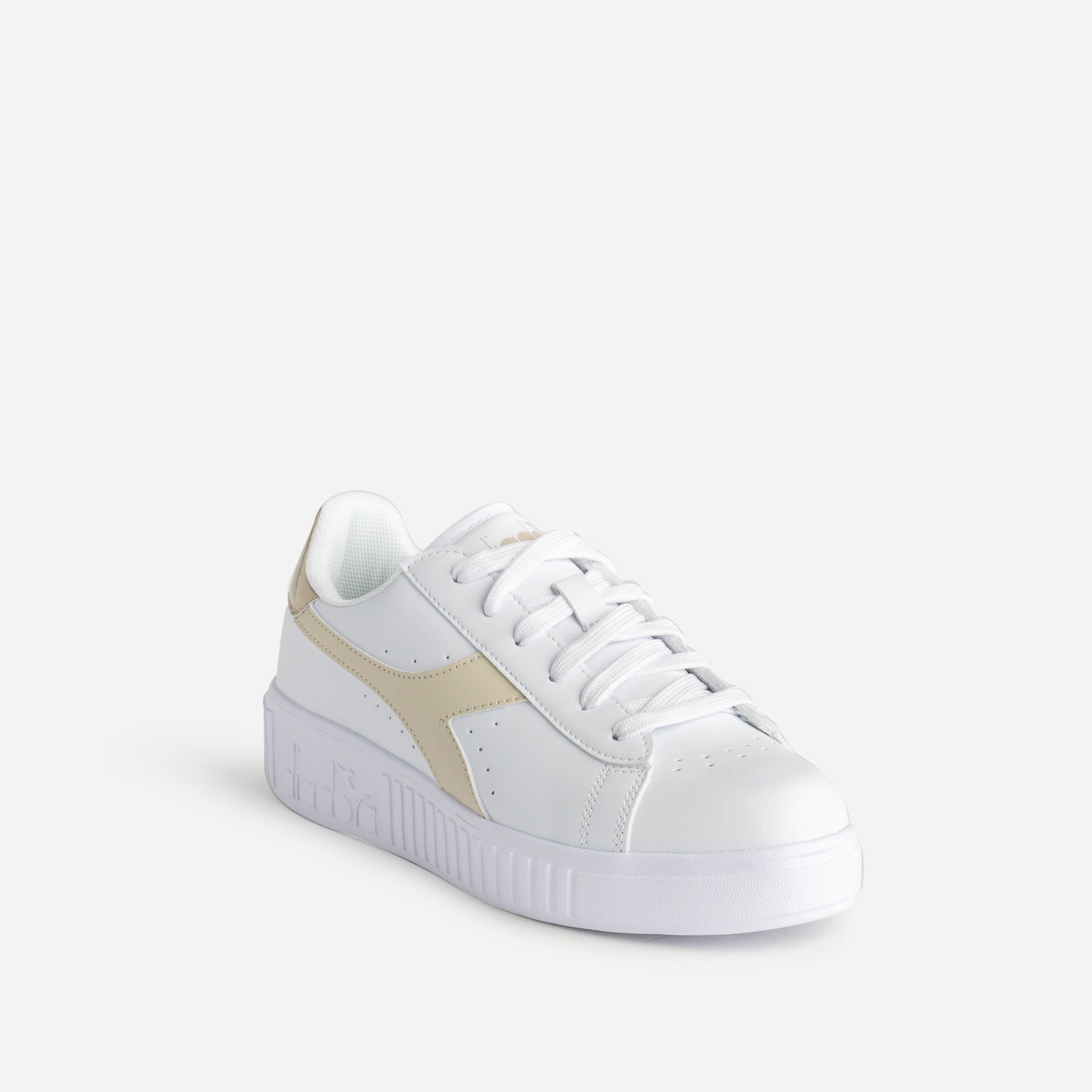 Tennis DIADORA blanche et beige
