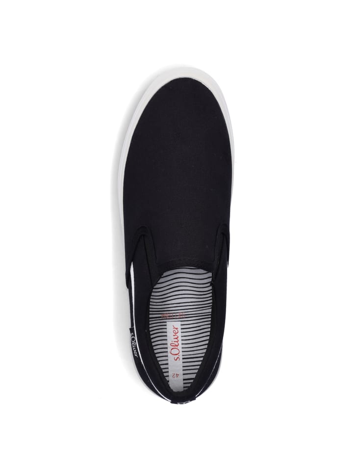 s.Oliver Slipper in schwarz günstig kaufen