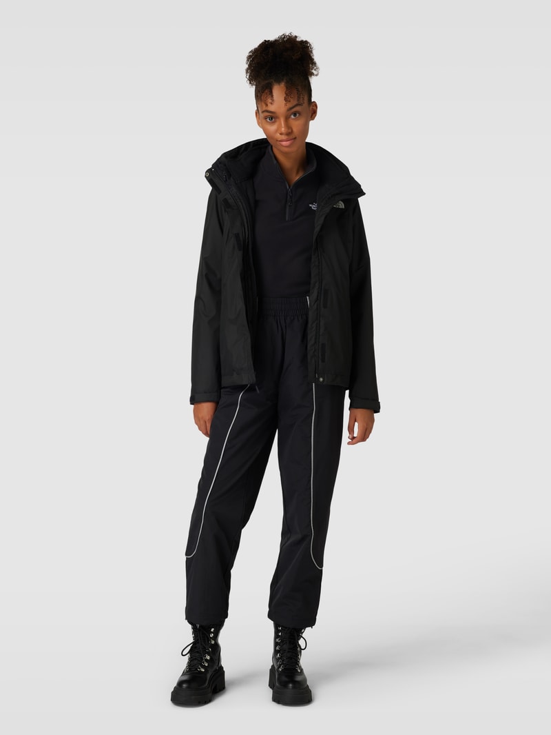 Sweatshirt mit Label-Stitching Modell 'DUSTY' in schwarz