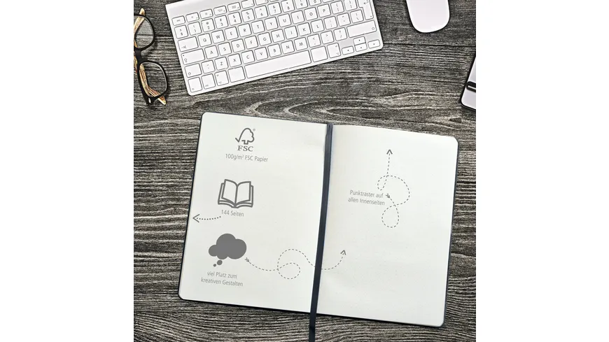 ONLINE Notebook DIN A5 2nd Life Grey