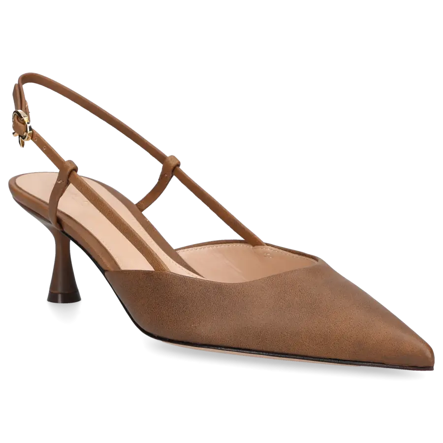 Gianvito Rossi - Slingpumps ASCENT 55 Kalbsleder - braun