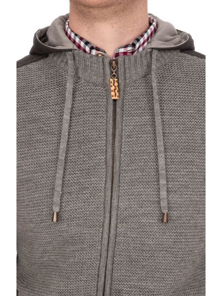 MADDOX Strickjacke BRUNECK in grau günstig kaufen