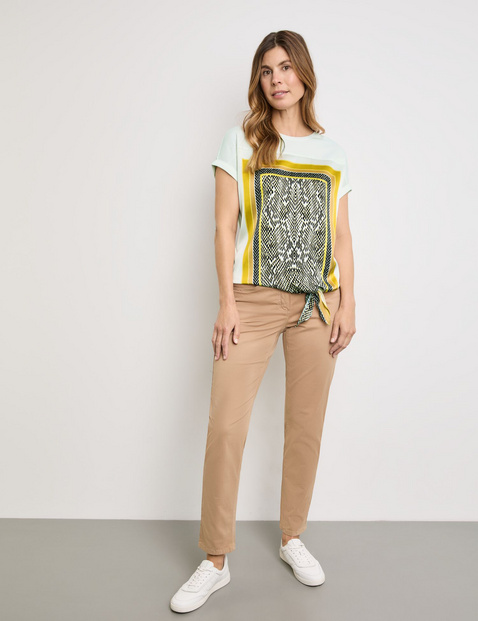 Blusenshirt mit Knotendetail