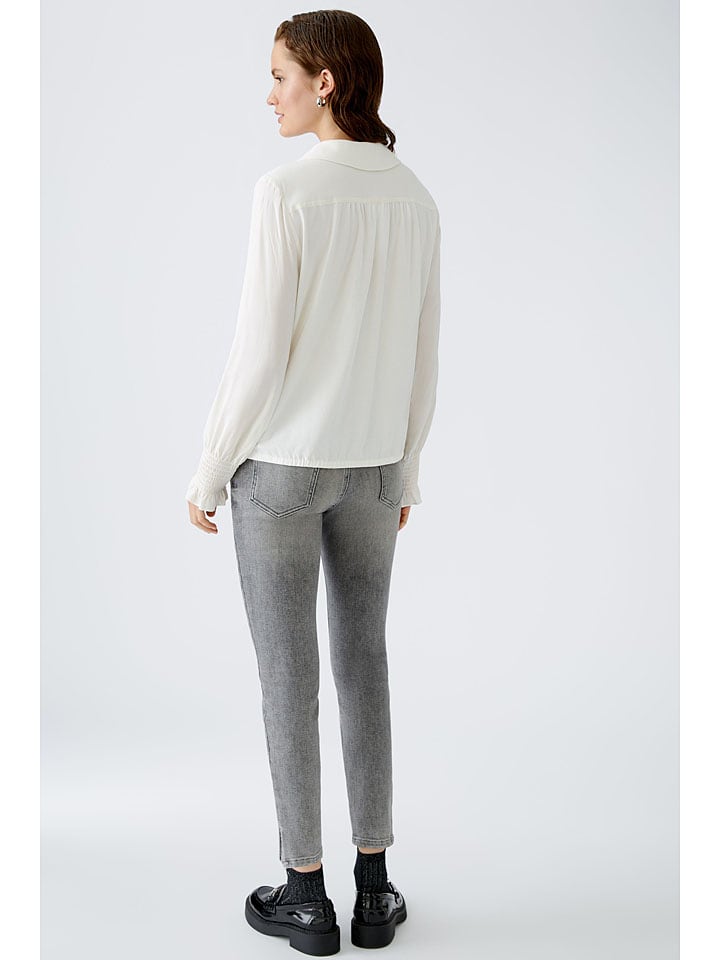Oui Bluse in Weiß günstig kaufen