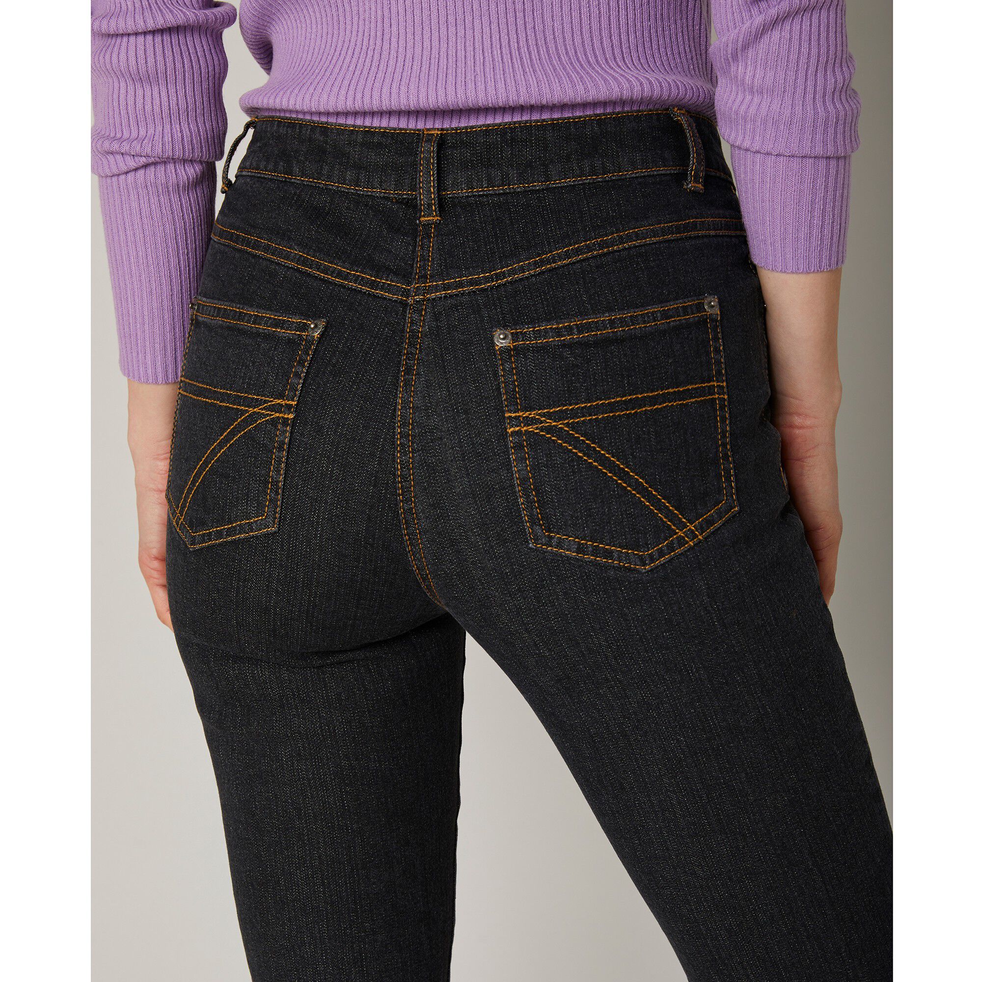 Jean droit stretch