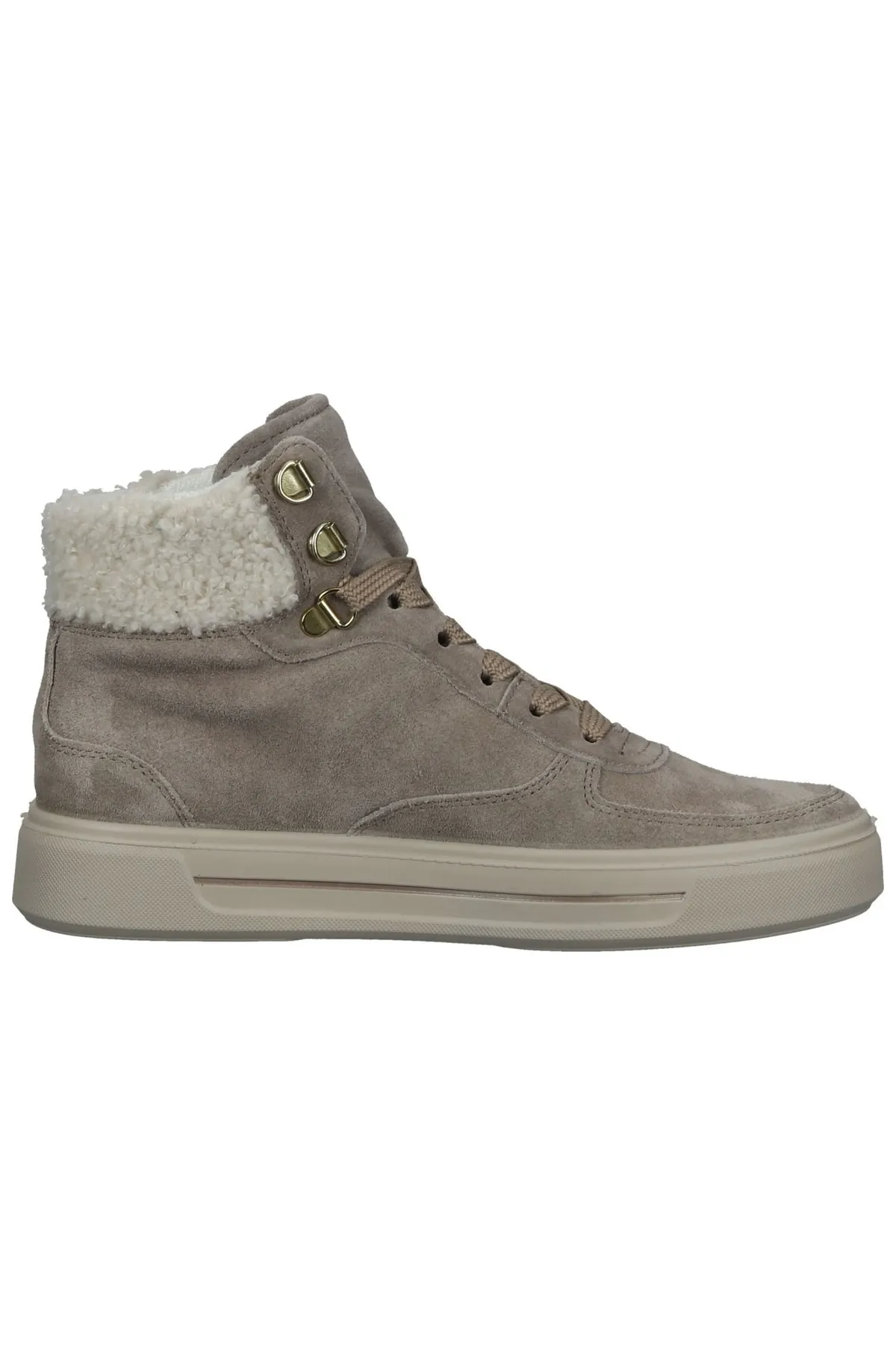 ARA  Stiefelette - Beige - Flacher Absatz