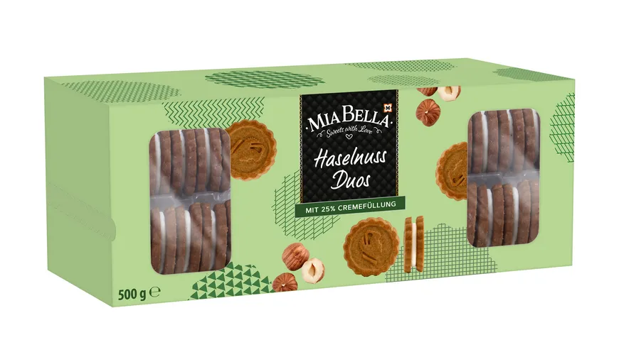 MIA BELLA Haselnuss Duos 500 g