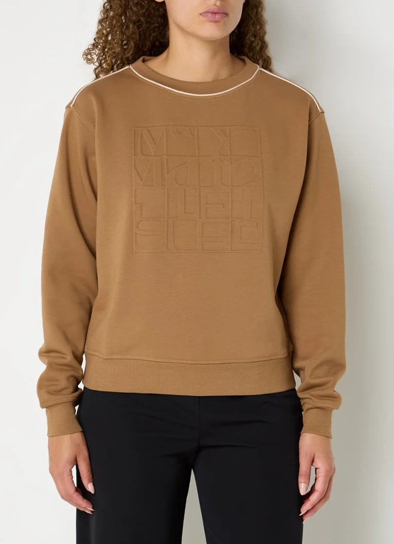 Tricou MaxMara Mincio cu logo 3D