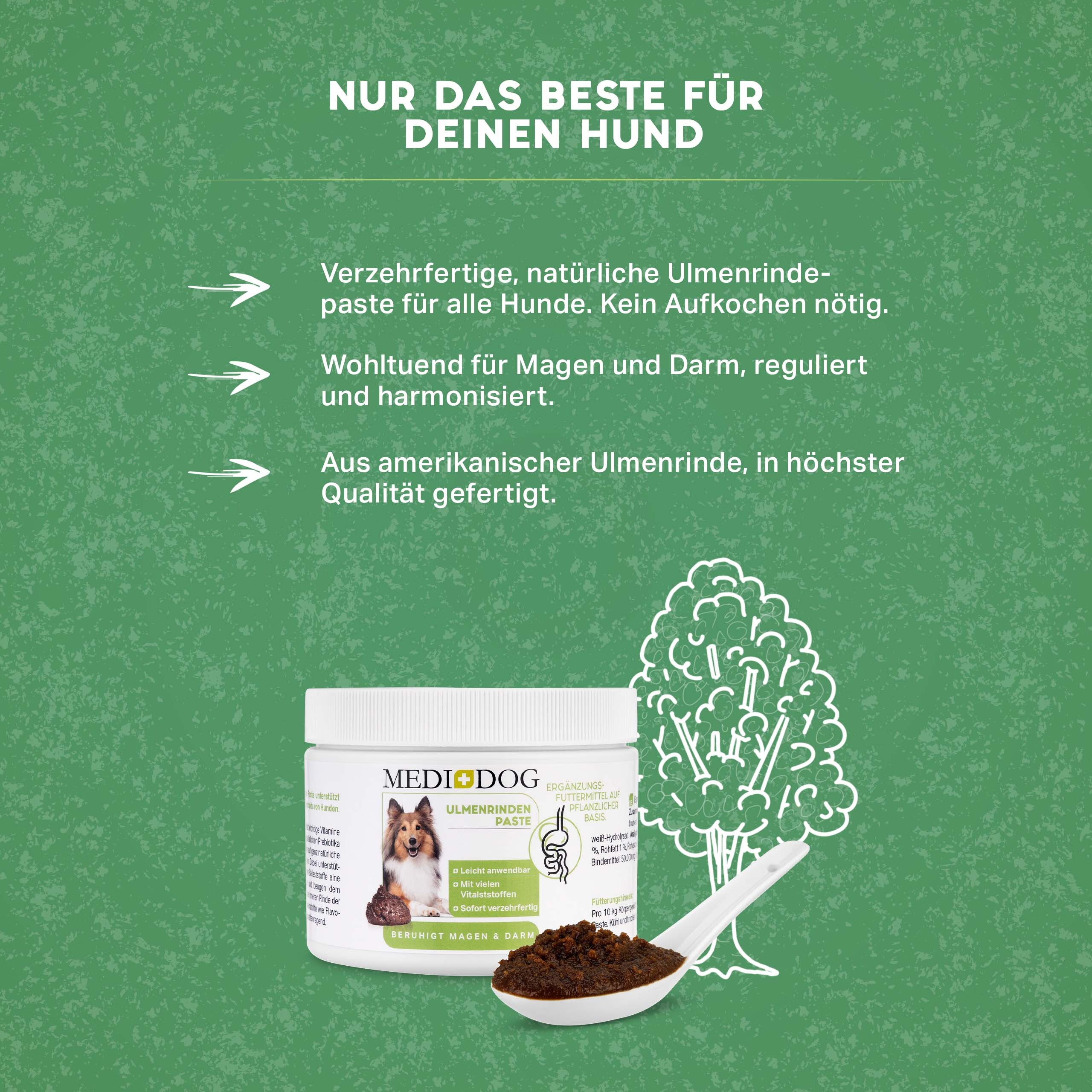 MediDog Ergänzungsfutter & Aufzucht MediDog Ulmenrinde Paste