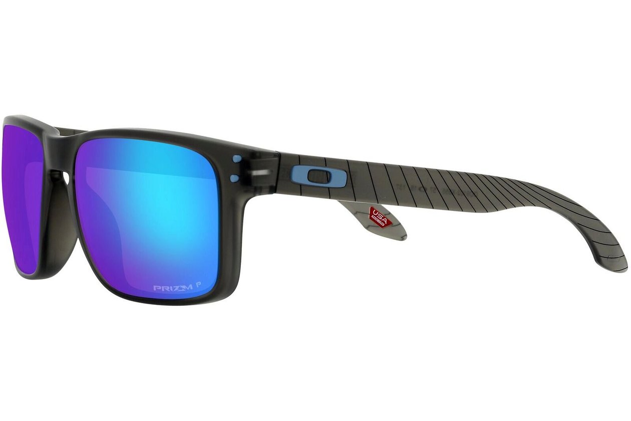 Oakley Holbrook Matte Grey Smoke/Prizm Sapphire Polarized