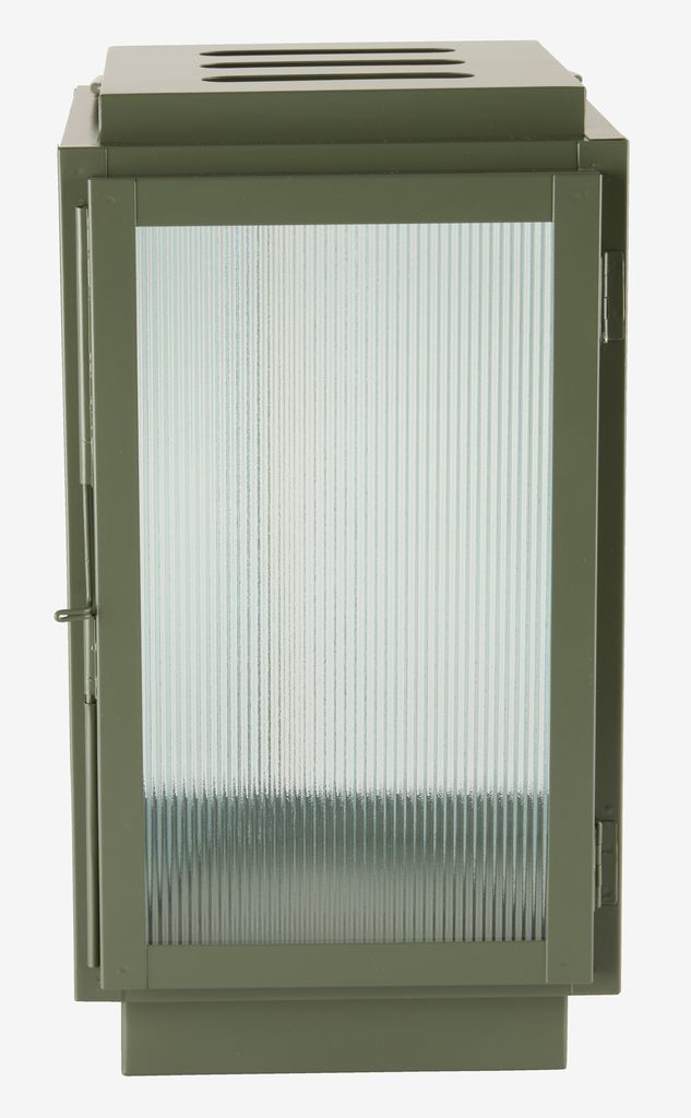 Świeca BRUMBASSE BRUMBASSE W15xL16xH28cm oliwkowo-zielona
