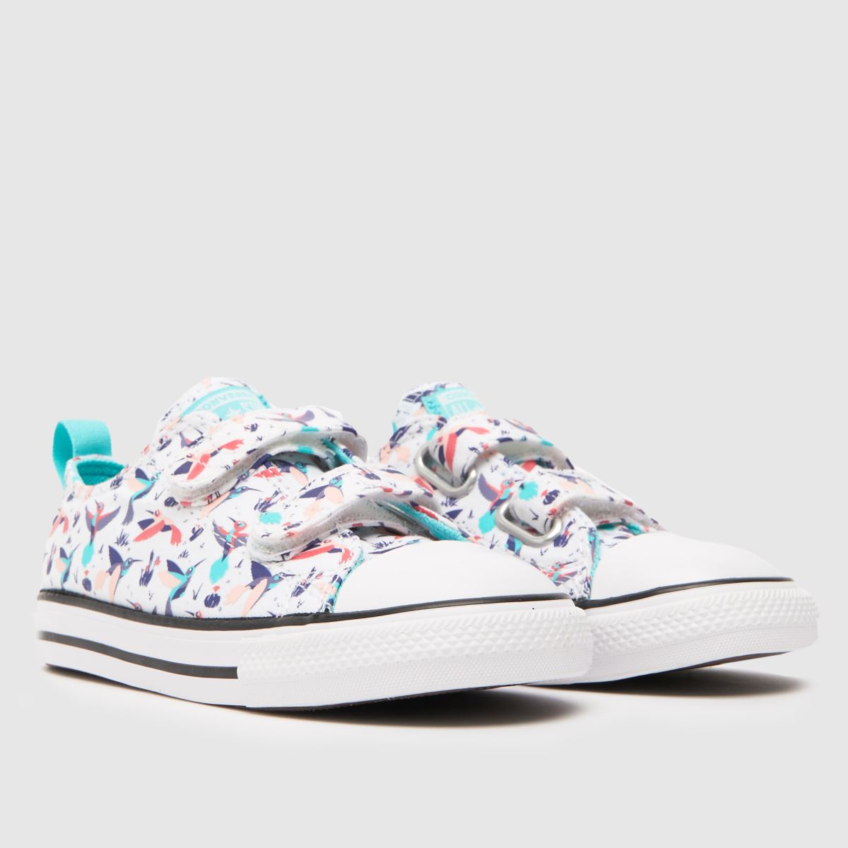Converse multifärgade all star lo 2v flickor småbarnsskor