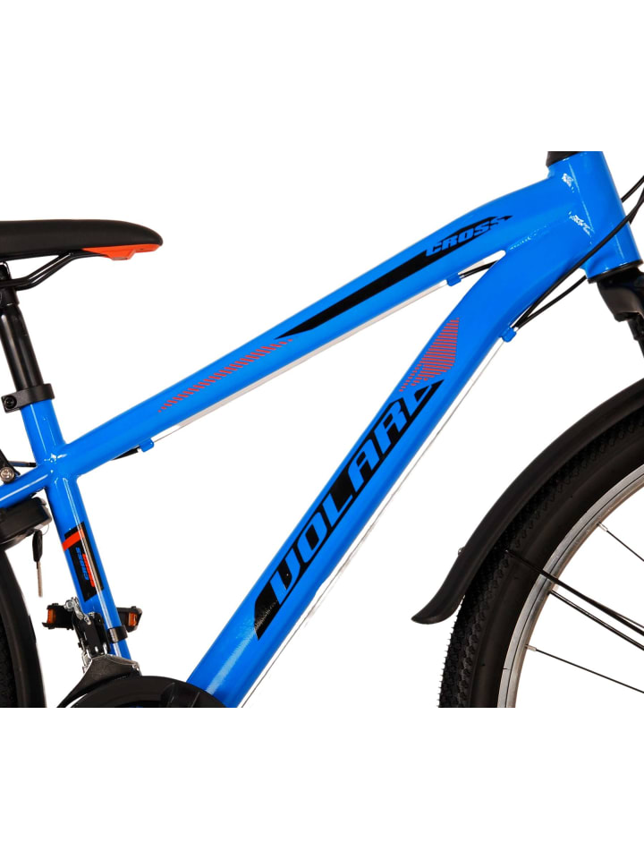 Volare Kinderfahrrad Cross für Jungen 26 Zoll Kinderrad in Blau, 18 Gänge 9 Jahre günstig kaufen onesize